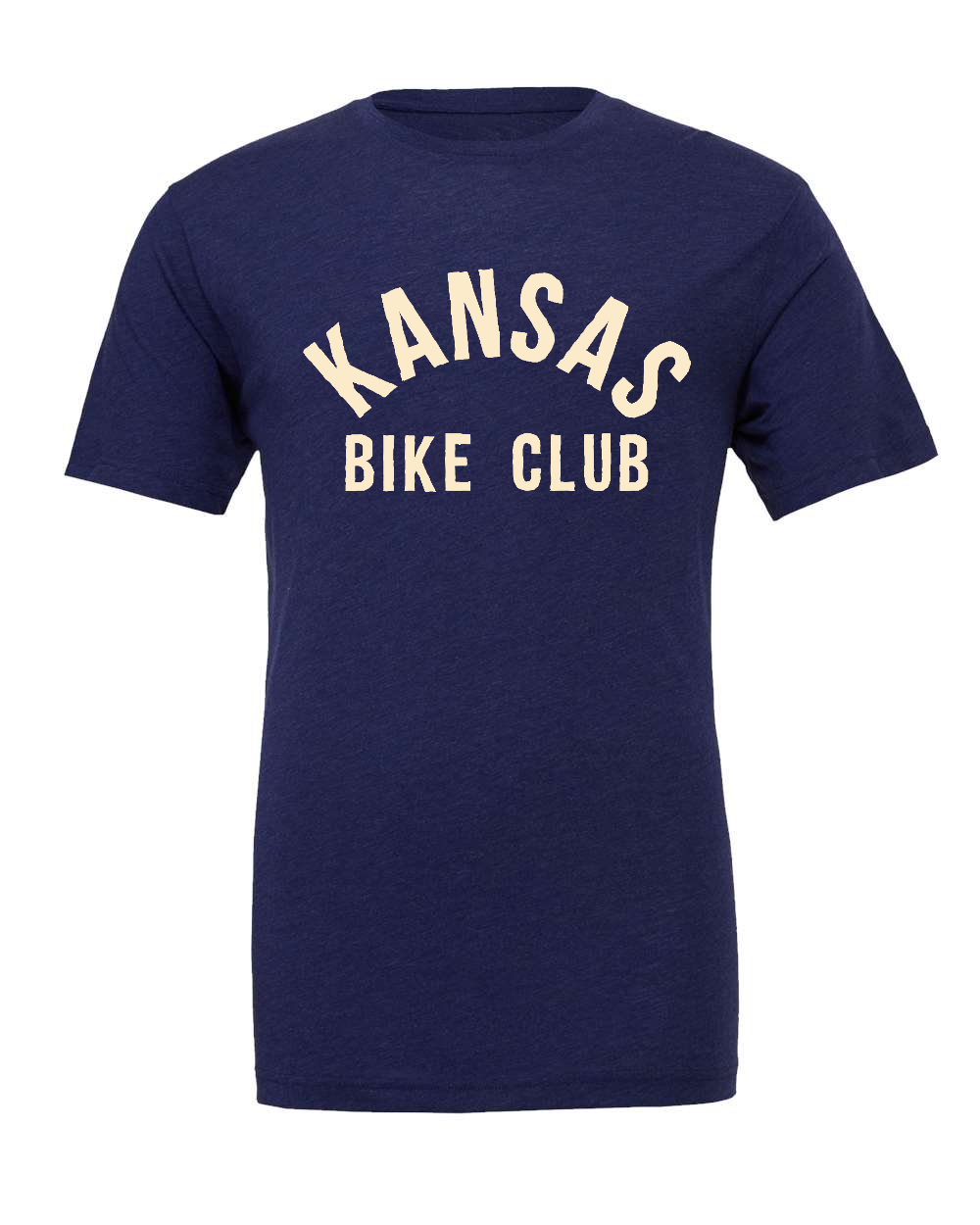 Triblend Tee Navy Triblend front mockup