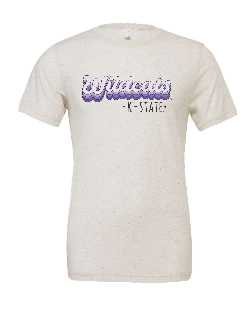 Triblend Tee Oatmeal Triblend front mockup
