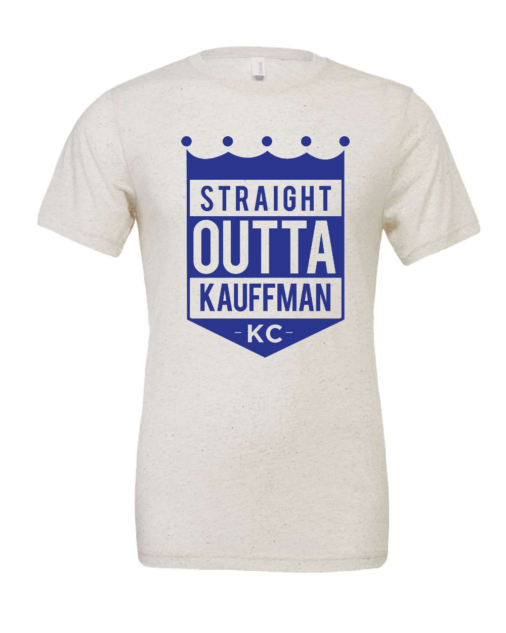 Triblend Tee Oatmeal Triblend front mockup