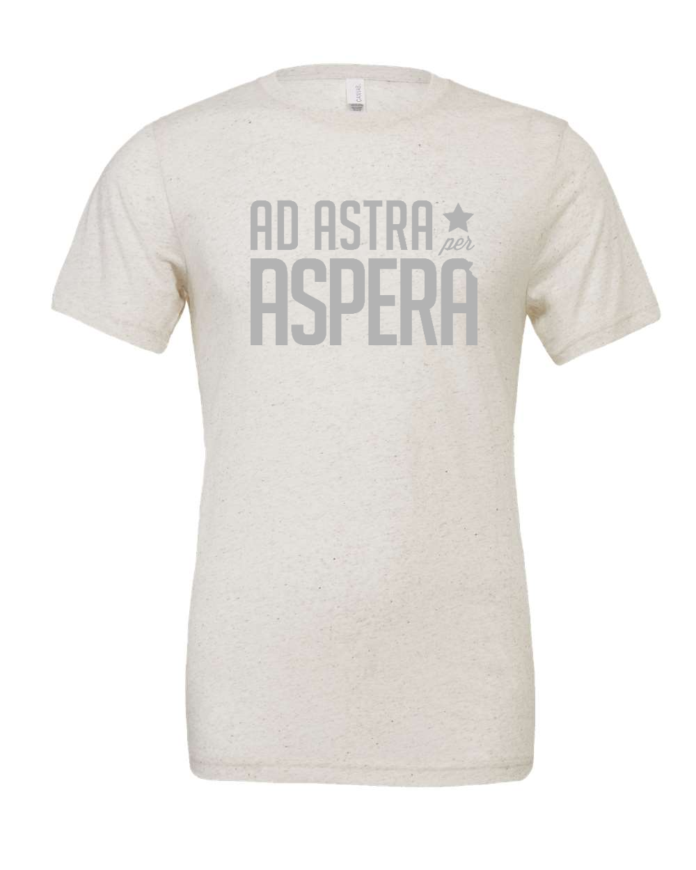 Triblend Tee Oatmeal Triblend front mockup