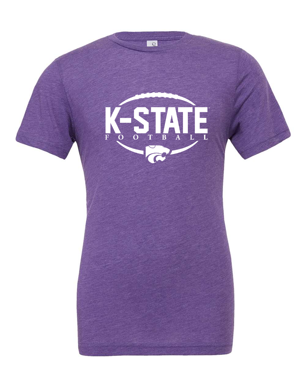 Triblend Tee Purple Triblend front mockup