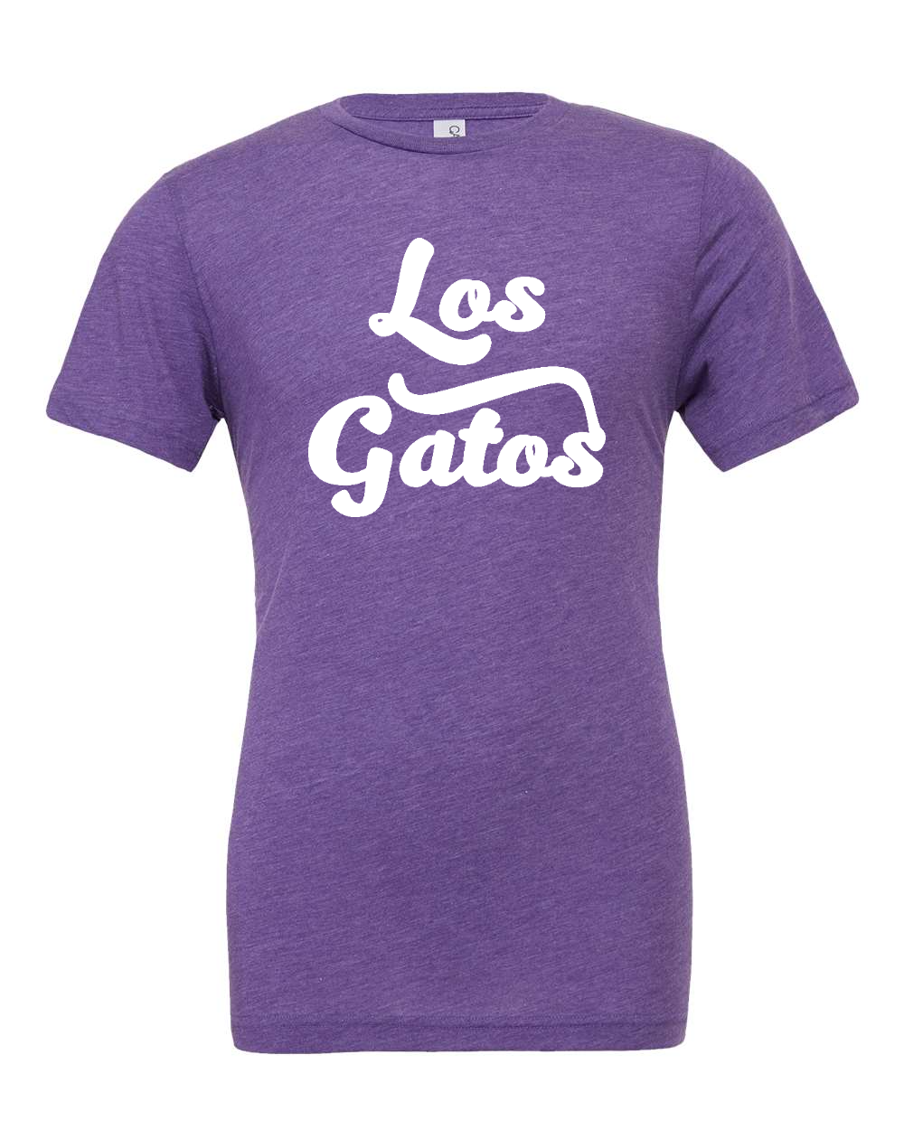 Triblend Tee Purple Triblend front mockup