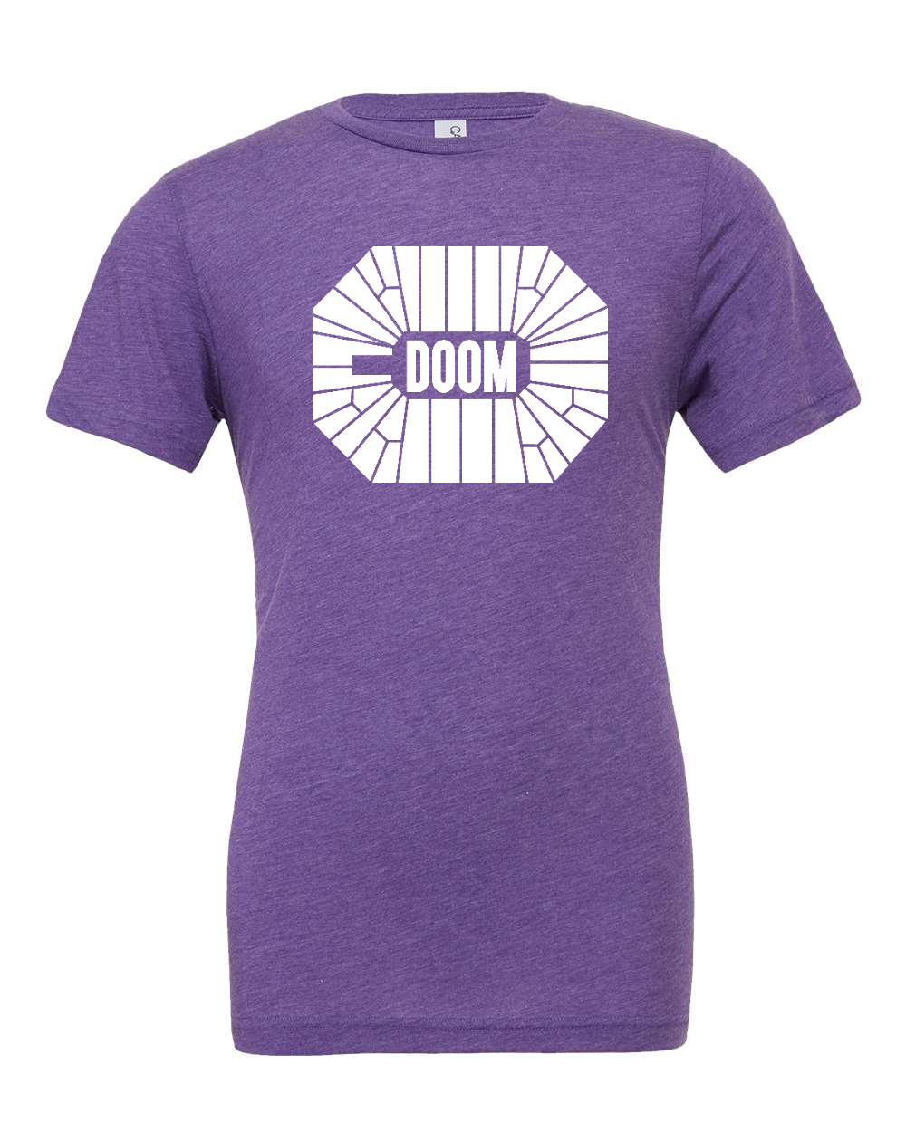 Triblend Tee Purple Triblend front mockup
