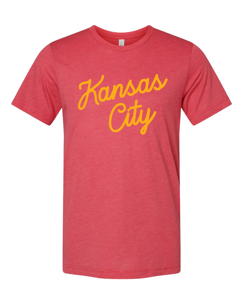 Triblend Tee Red Triblend front mockup