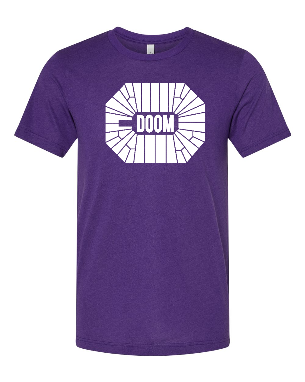 Triblend Tee Solid Team Purple Triblend front mockup