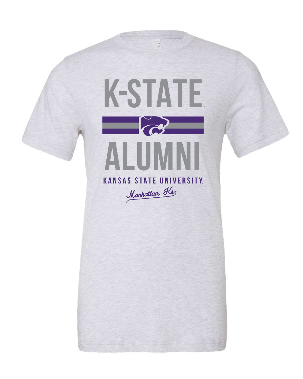 Triblend Tee White Fleck Triblend front mockup