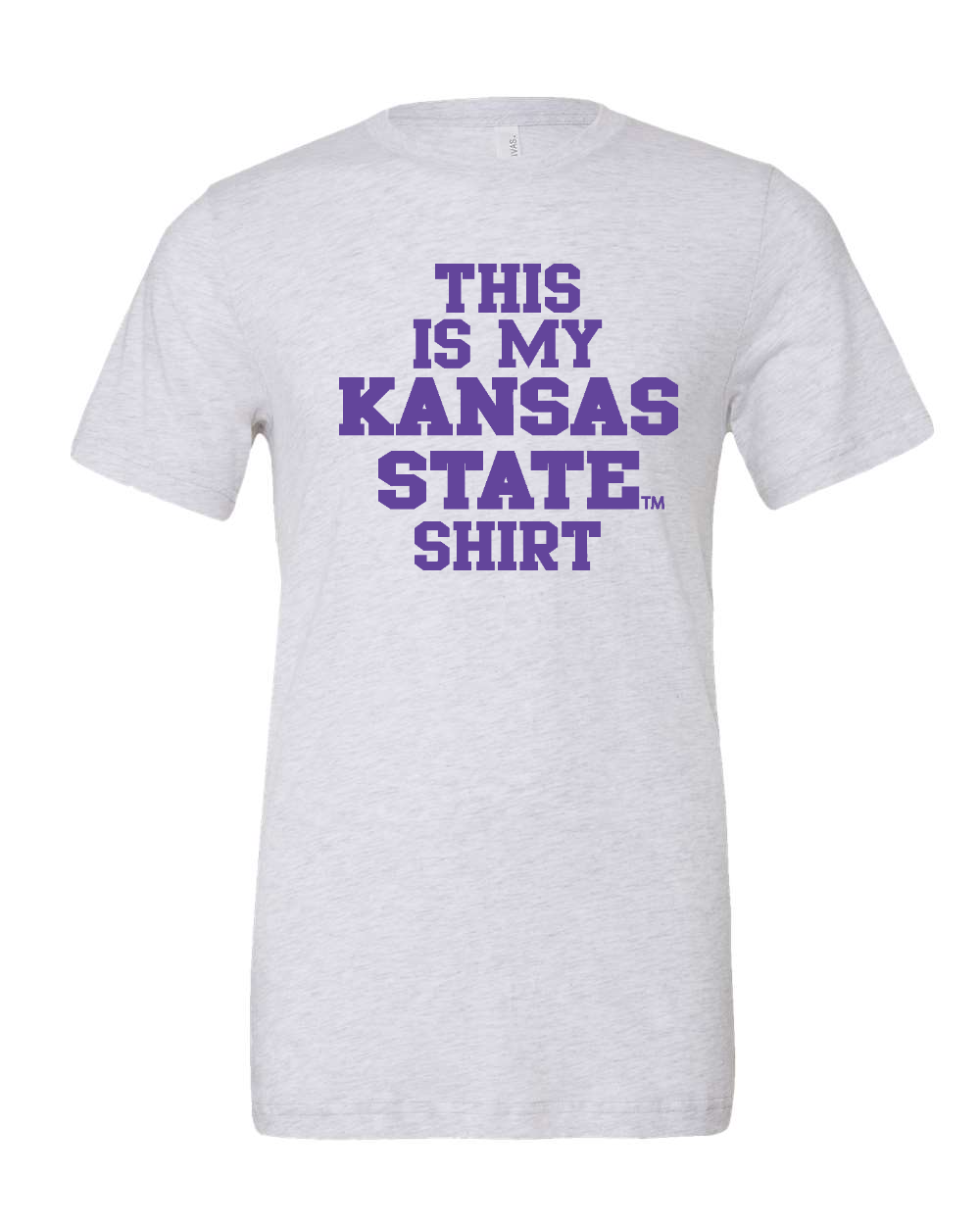 Triblend Tee White Fleck Triblend front mockup