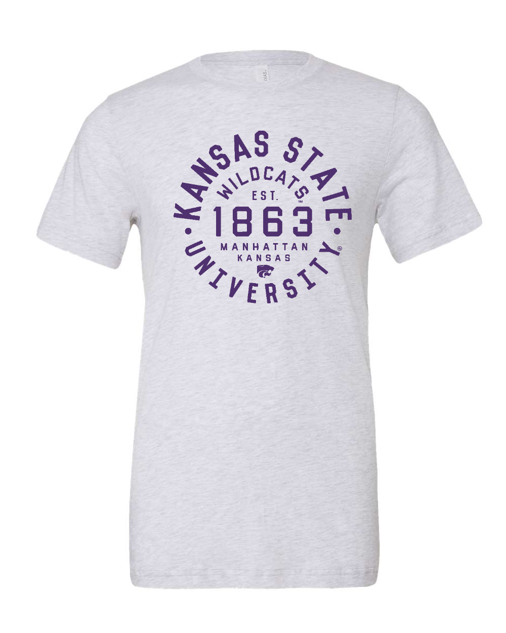 Triblend Tee White Fleck Triblend front mockup