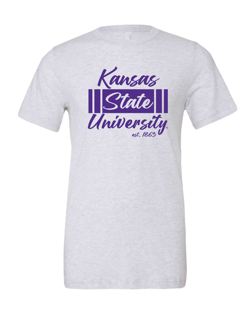 Triblend Tee White Fleck Triblend front mockup