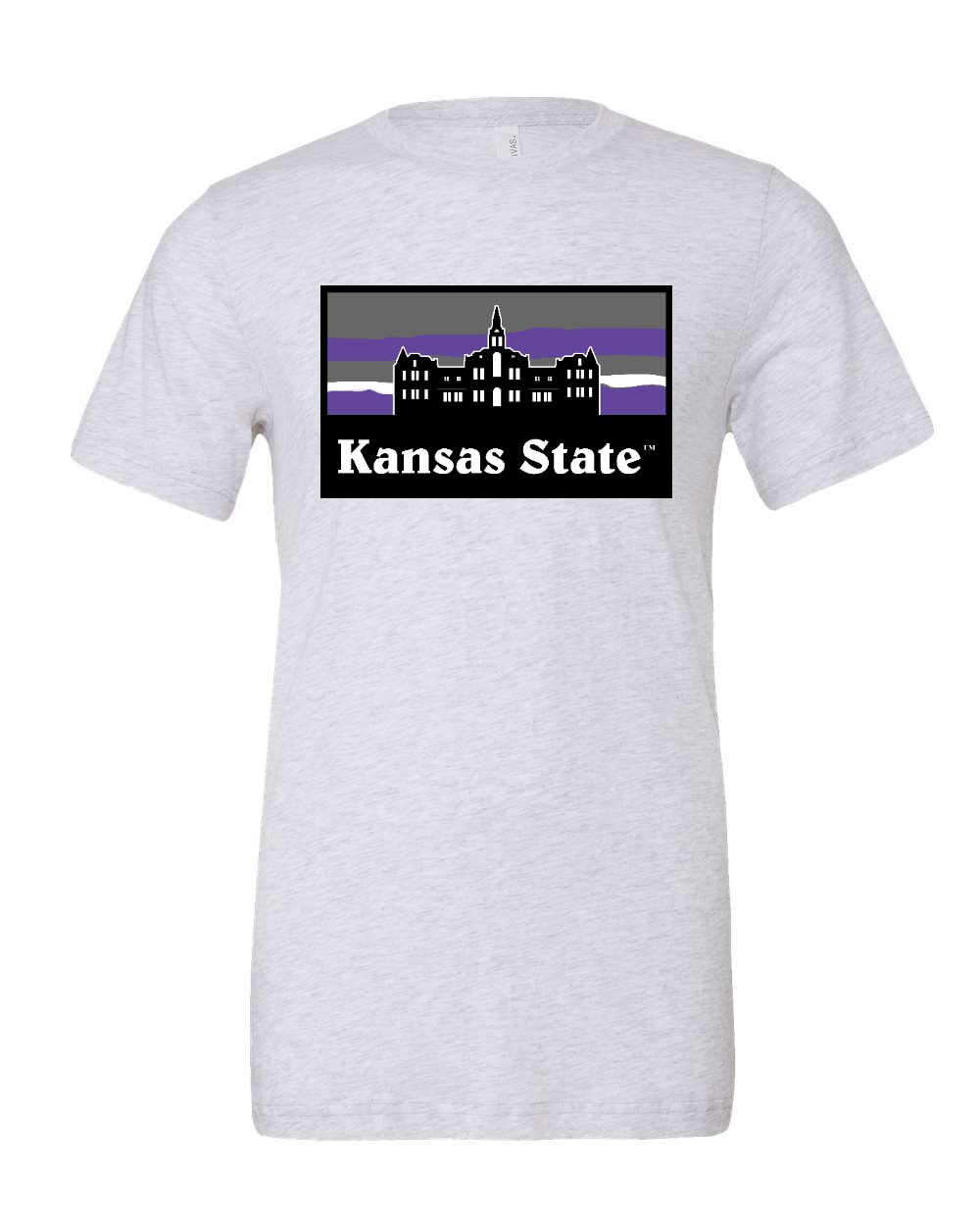 Triblend Tee White Fleck Triblend front mockup