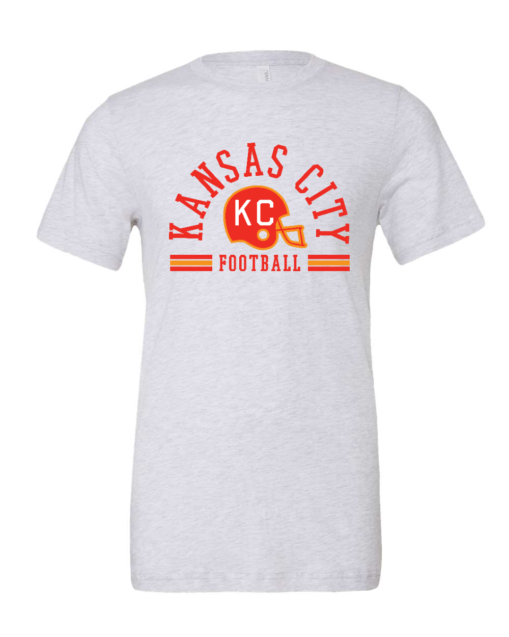 Triblend Tee White Fleck Triblend front mockup