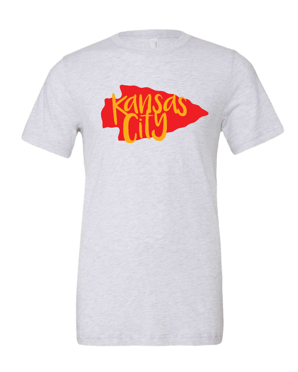 Triblend Tee White Fleck Triblend front mockup