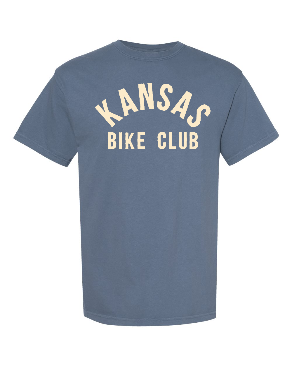 Unisex Garment-Dyed Heavyweight T-Shirt Blue Jean front mockup