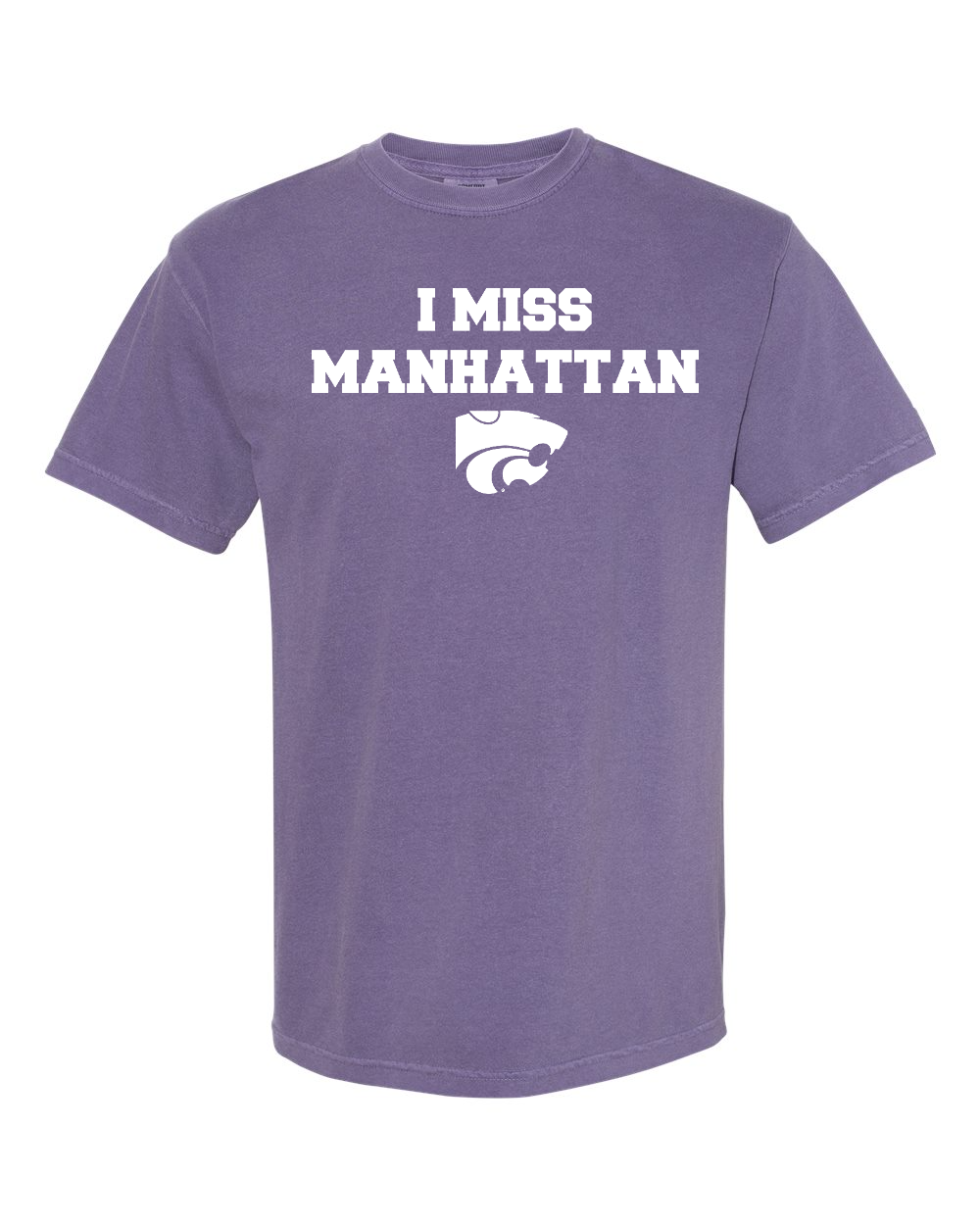 Unisex Garment-Dyed Heavyweight T-Shirt Grape front mockup