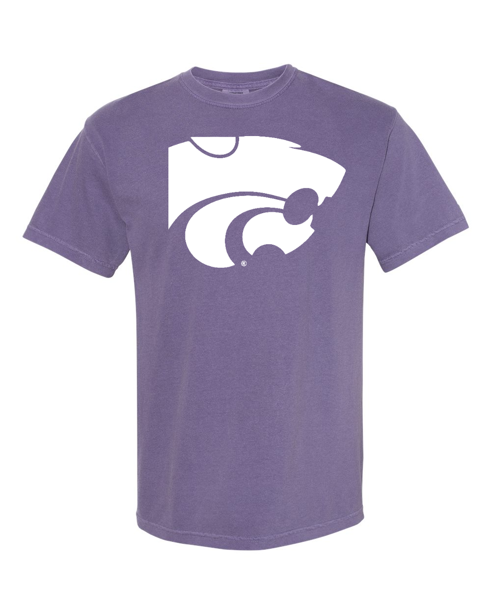 Unisex Garment-Dyed Heavyweight T-Shirt Grape front mockup