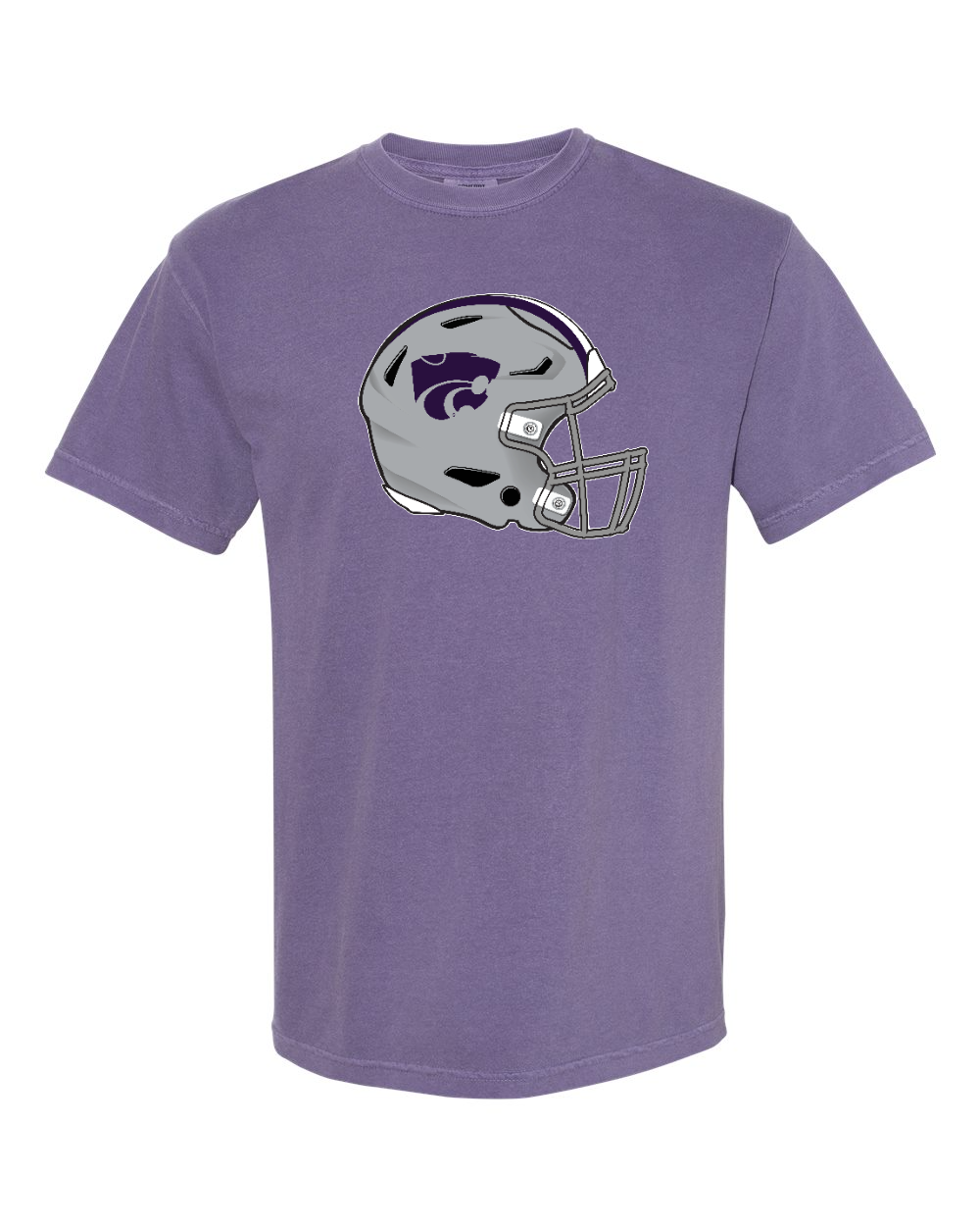 Unisex Garment-Dyed Heavyweight T-Shirt Grape front mockup