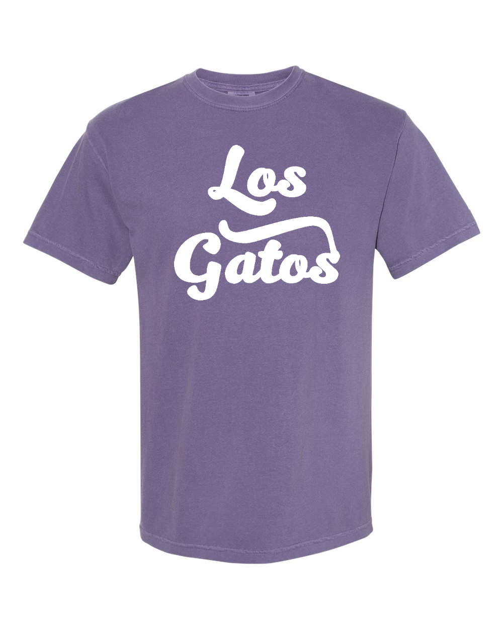 Unisex Garment-Dyed Heavyweight T-Shirt Grape front mockup