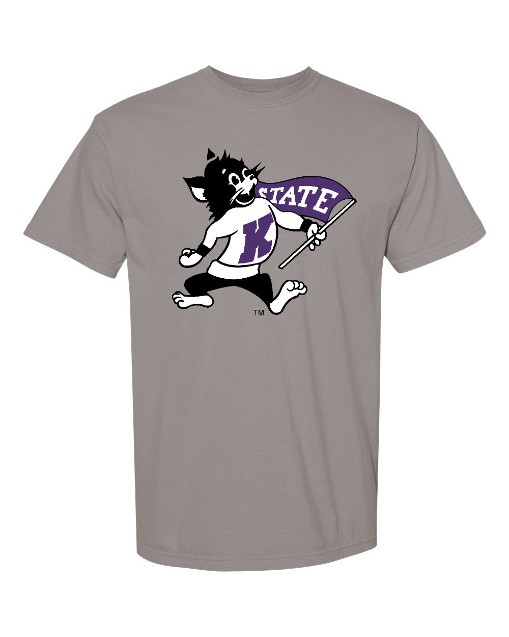 Unisex Garment-Dyed Heavyweight T-Shirt Grey front mockup