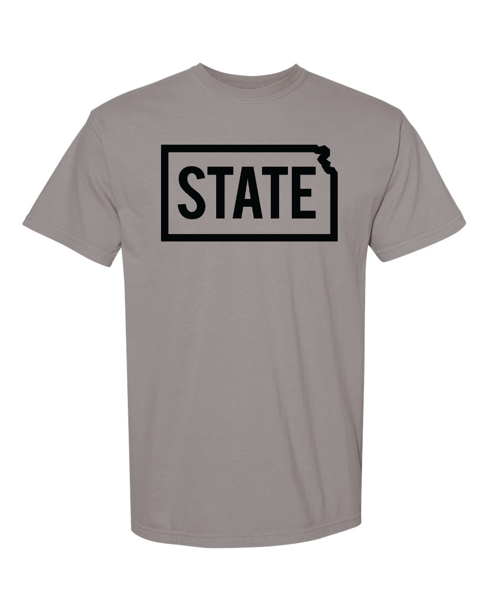 Unisex Garment-Dyed Heavyweight T-Shirt Grey front mockup