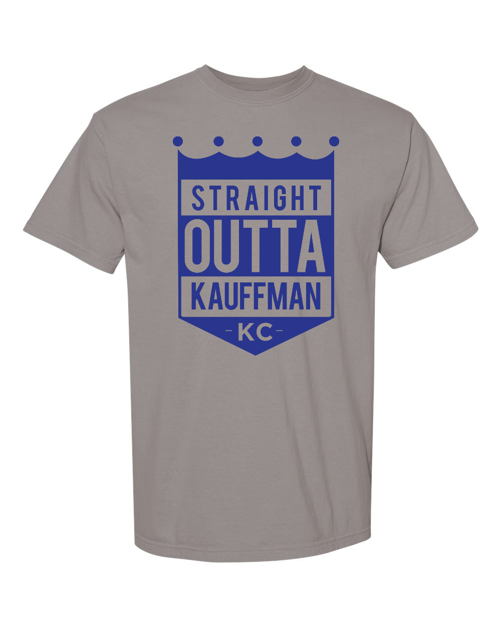 Unisex Garment-Dyed Heavyweight T-Shirt Grey front mockup