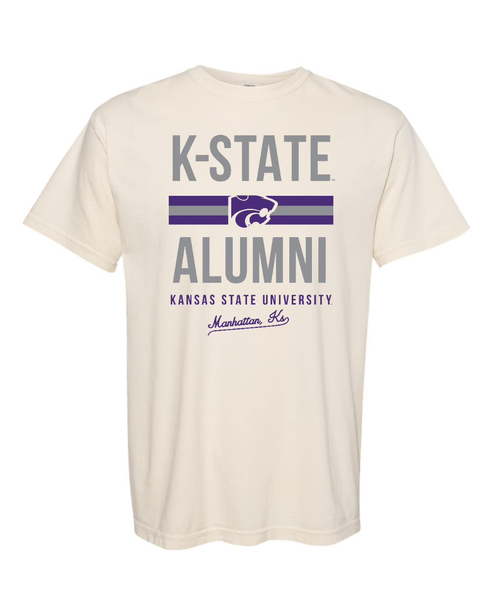 Unisex Garment-Dyed Heavyweight T-Shirt Ivory front mockup