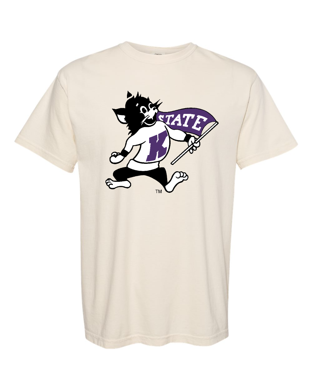 Unisex Garment-Dyed Heavyweight T-Shirt Ivory front mockup