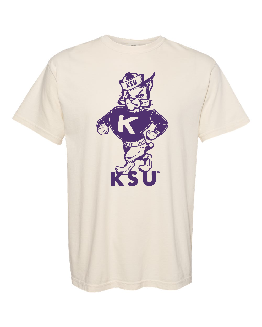 Unisex Garment-Dyed Heavyweight T-Shirt Ivory front mockup