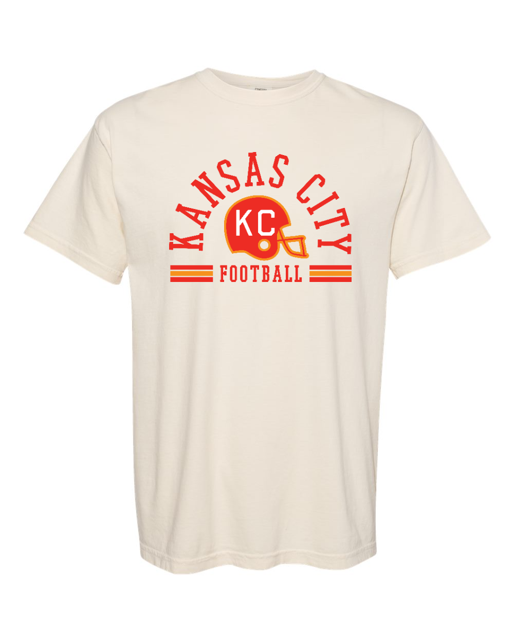 Unisex Garment-Dyed Heavyweight T-Shirt Ivory front mockup