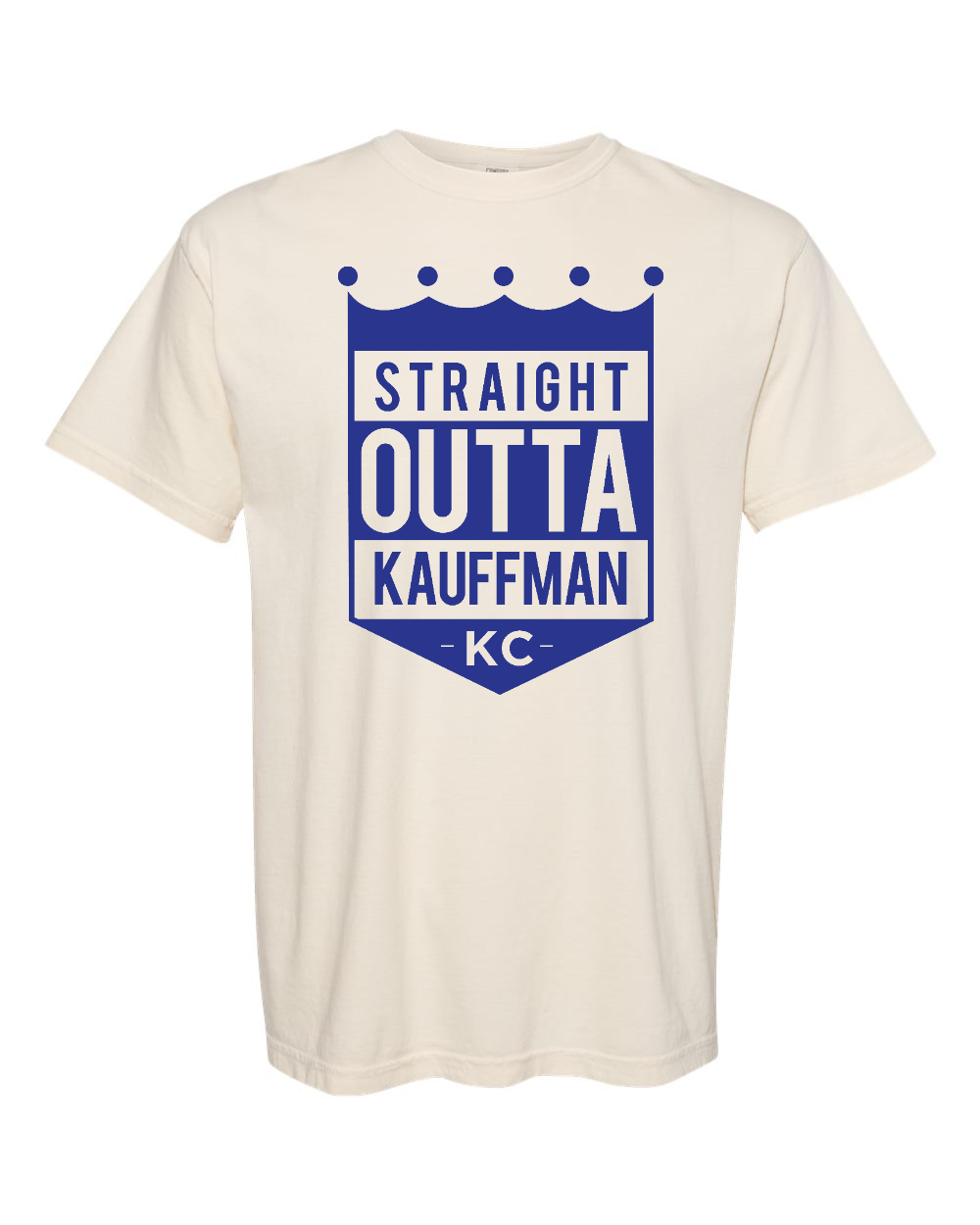 Unisex Garment-Dyed Heavyweight T-Shirt Ivory front mockup