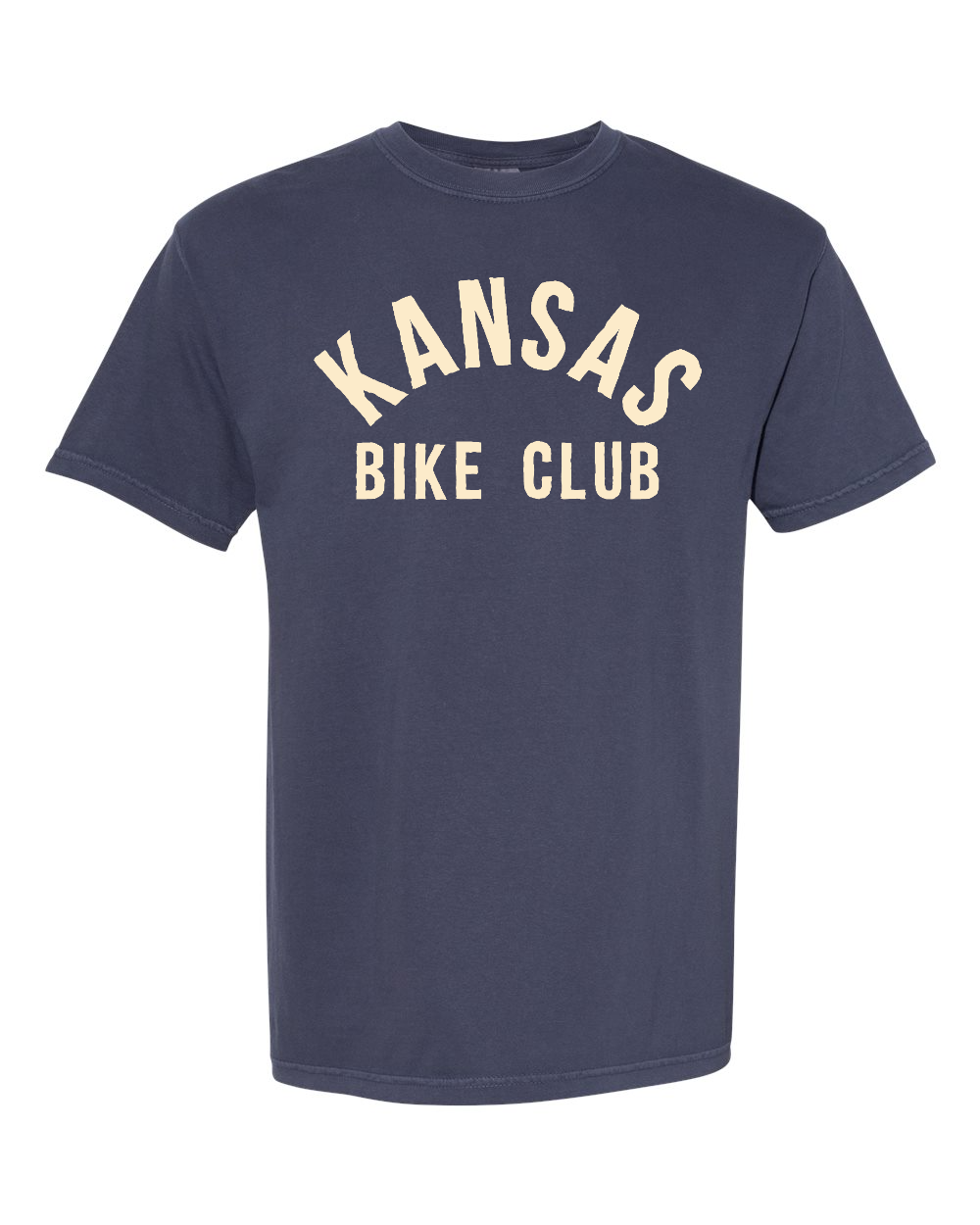 Unisex Garment-Dyed Heavyweight T-Shirt Navy front mockup
