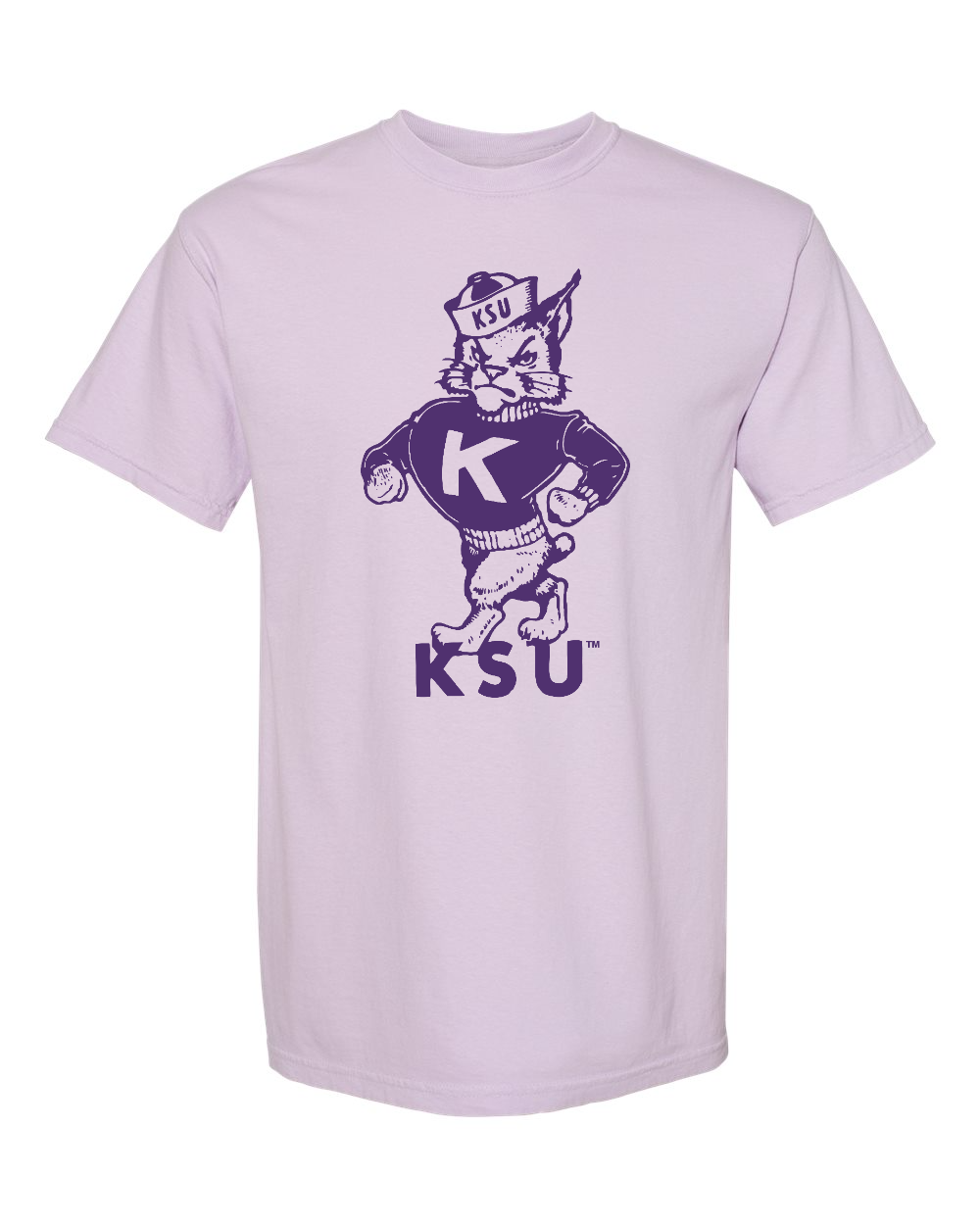 Unisex Garment-Dyed Heavyweight T-Shirt Orchid front mockup