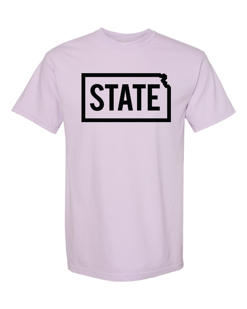 Unisex Garment-Dyed Heavyweight T-Shirt Orchid front mockup