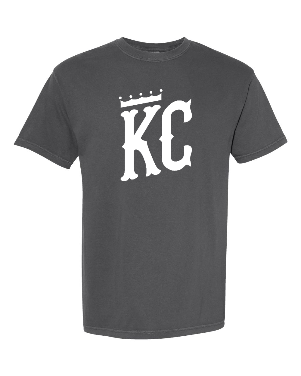 Unisex Garment-Dyed Heavyweight T-Shirt Pepper front mockup