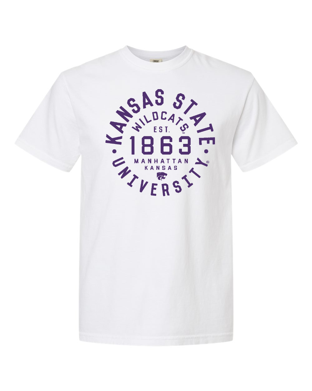 Unisex Garment-Dyed Heavyweight T-Shirt White front mockup