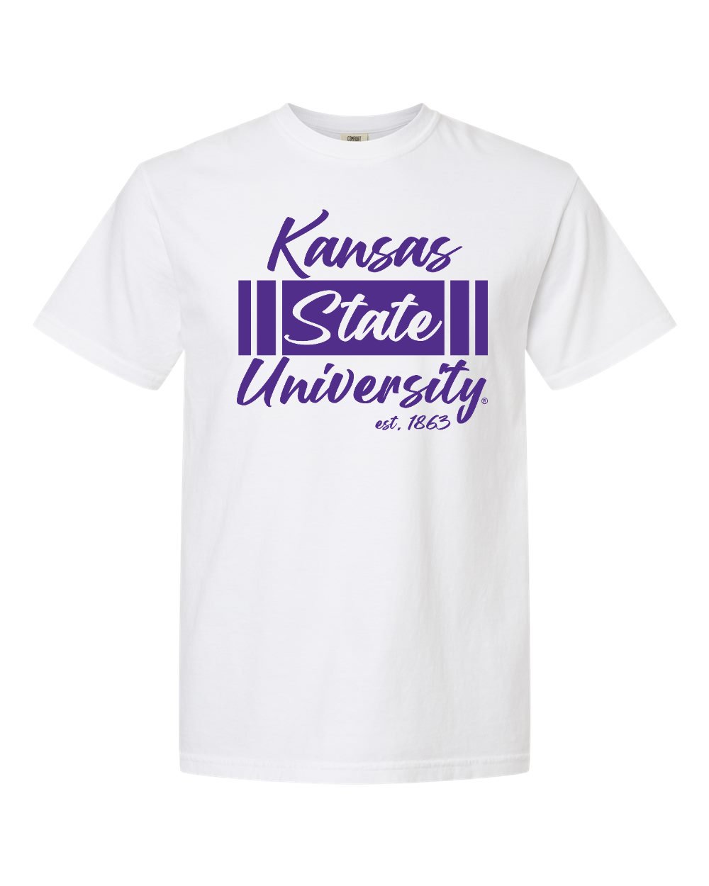 Unisex Garment-Dyed Heavyweight T-Shirt White front mockup