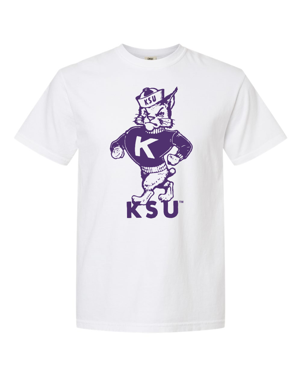 Unisex Garment-Dyed Heavyweight T-Shirt White front mockup