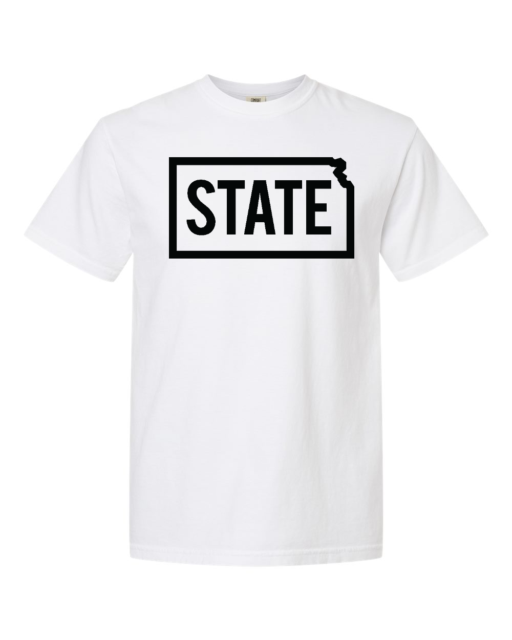 Unisex Garment-Dyed Heavyweight T-Shirt White front mockup