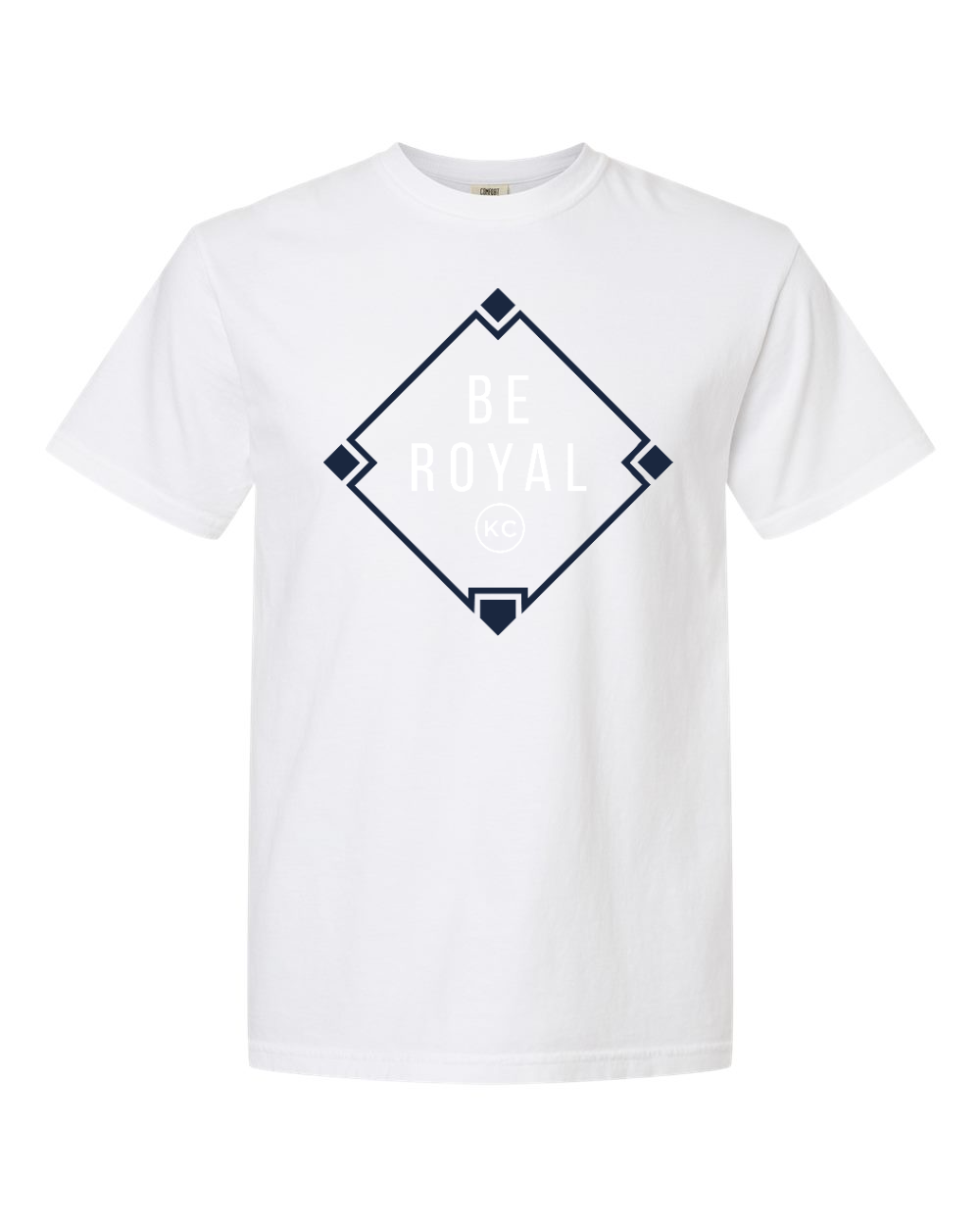 Unisex Garment-Dyed Heavyweight T-Shirt White front mockup