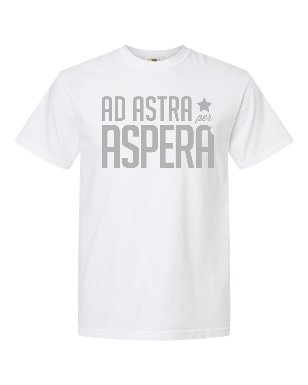 Unisex Garment-Dyed Heavyweight T-Shirt White front mockup