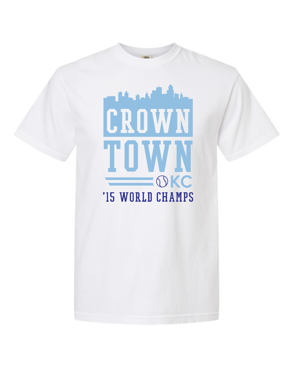 Unisex Garment-Dyed Heavyweight T-Shirt White front mockup