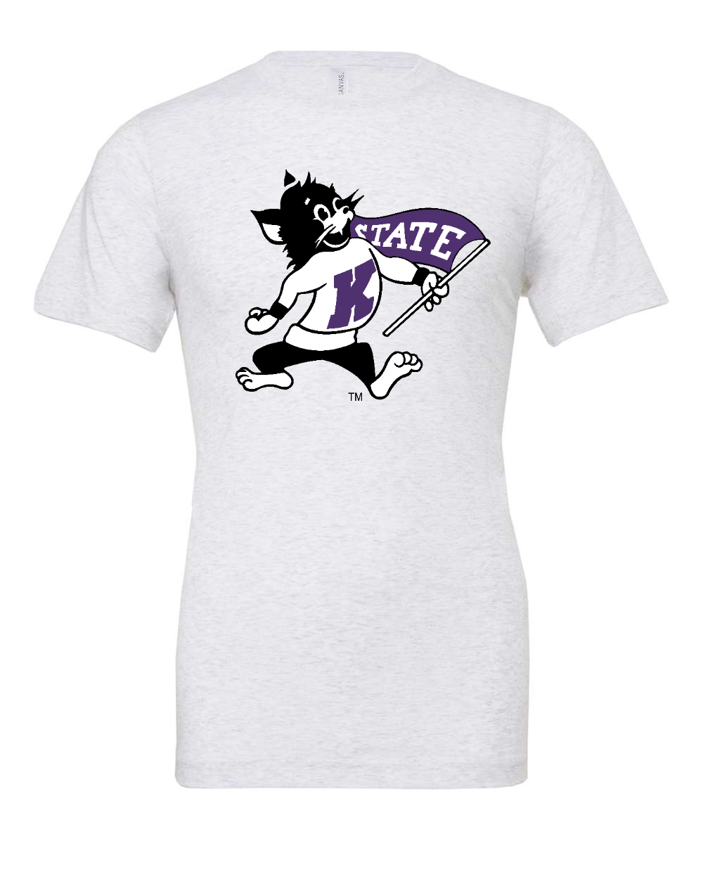 Jersey Tee Ash front mockup