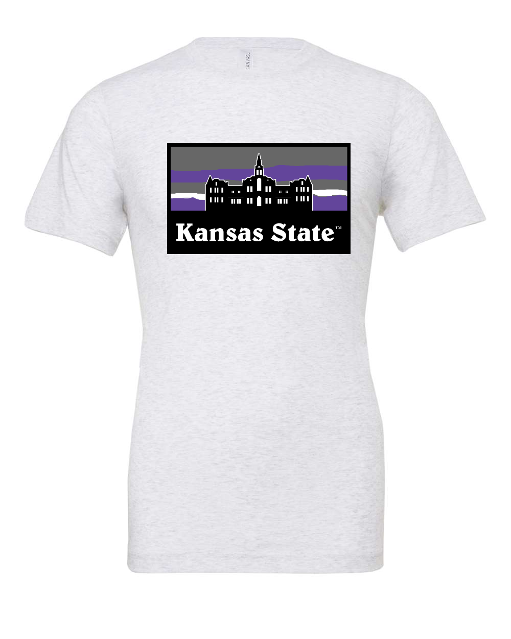 Jersey Tee Ash front mockup