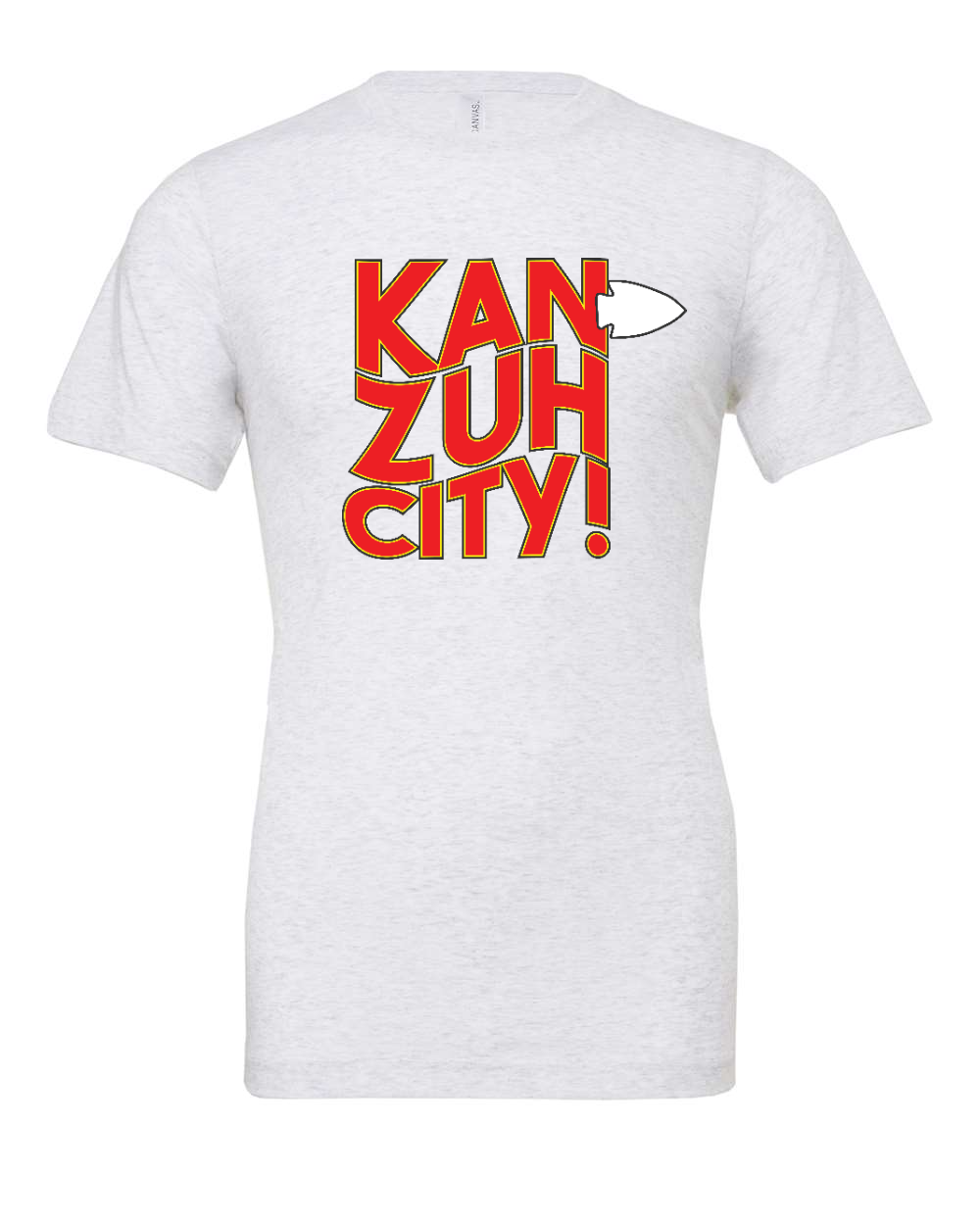 Jersey Tee Ash front mockup