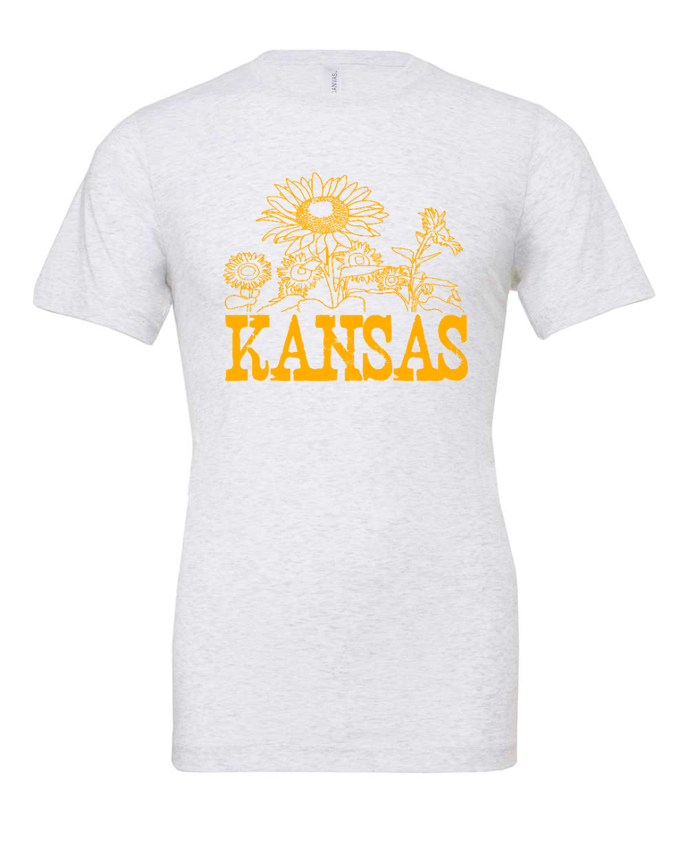 Jersey Tee Ash front mockup