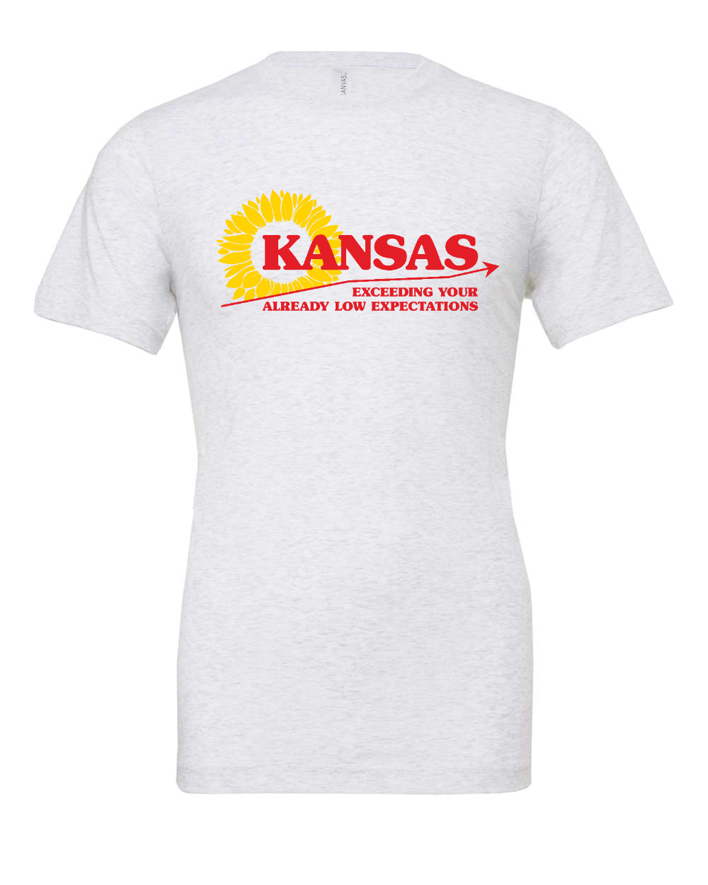 Jersey Tee Ash front mockup