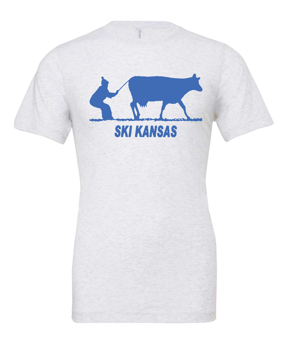 Jersey Tee Ash front mockup