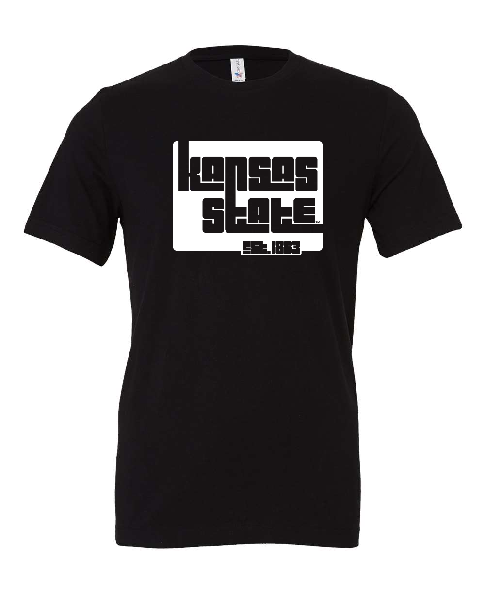 Jersey Tee Black front mockup