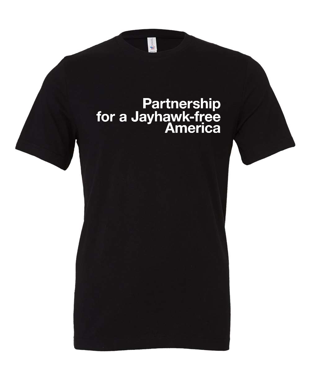 Jersey Tee Black front mockup