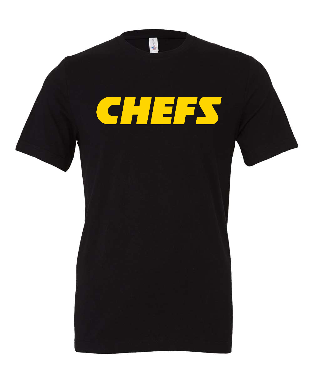 Jersey Tee Black front mockup