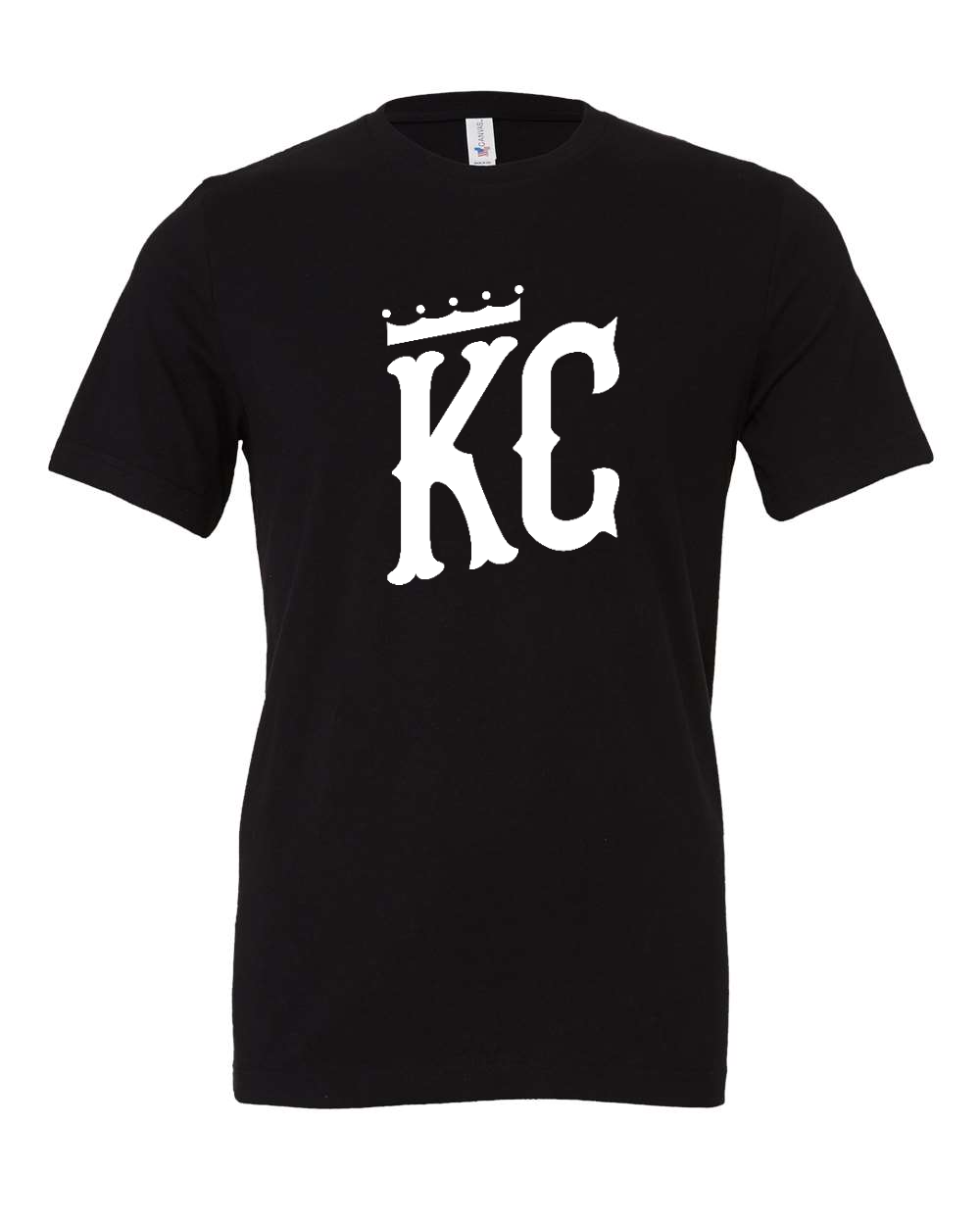 Jersey Tee Black front mockup